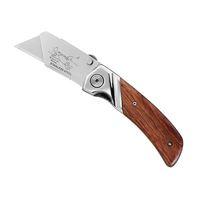 0-10-073 Folding Pocket Knife with Wooden Handle