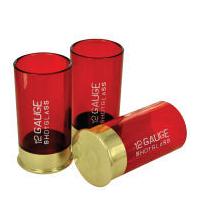 12 Gauge Cartridge Shaped Shot Glass (Pack of 4)