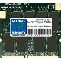 128MB 60ns 144-Pin High Profile Edo Sodimm Memory Ram for Toshiba Laptops/Notebooks