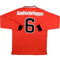 1999-00 Sportfreunde Siegen Home L/S Shirt Anderbrügge #6 M