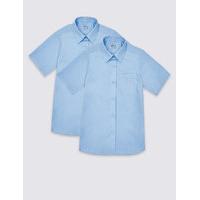 2 Pack Girls' Non-Iron Blouses