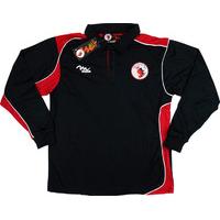 2011-12 Foggia Mass Black L/S Polo T-shirt *BNIB*