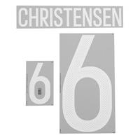 2015-16 Denmark Home Christensen #6 Name Set