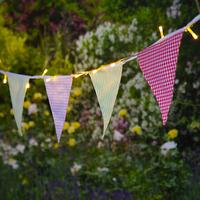 30 Led Village Bunting Lights Warm white