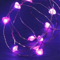 50 Solar Copper Wire Heart Multi Function Leds 50 Solar Copper Wire Heart Multi Function Leds