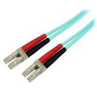 5m 10 Gb Aqua Multimode 50/125 Duplex Lszh Fiber Patch Cable Lc - Lc