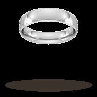 5mm Traditional Court Standard Wedding Ring in Sterling Silver