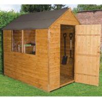 5X7 Apex Overlap Wooden Shed with Assembly Service