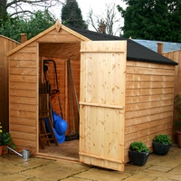 8' x 6' Walton's Ultra Value Apex Overlap Wooden Shed