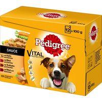 96 x 100g Pedigree Dog Food Pouches + 2 x Medium Dentaflex Free!* - Adult Pouch in Jelly (96 x 100g)