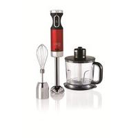 Accents Red Hand Blender Set with Serrator Blade