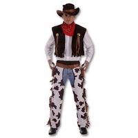 Adult Men's Western Cowboy Chaps Fancy Dress Costume. XL Size Costume. Perfect For A Stag Do or for any Cowboys and Indians Inspired Events.