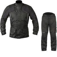 Akito Python Sport Motorcycle Jacket & FREE Trousers Black Kit