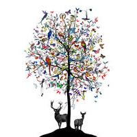 Althjodlegt Tre - International Tree By Kristjana S Williams