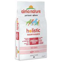 Almo Nature Holistic Dog Food  Medium Adult Beef & Rice - 12kg