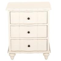 Amelie 3 Drawer Bedside