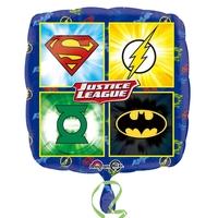 Anagram 18 Inch Square Foil Balloon - Justice League