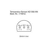 Analog Devices AD 592 AN Temperature Sensor AD 592 AN -25 - +105 °C -25 - +105 °C