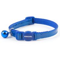 Ancol Gloss Reflective Cat Collar Blue