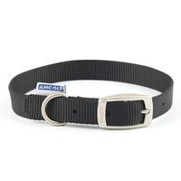 Ancol Heritage Nylon Dog Collar Black