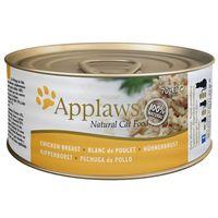 Applaws Cat Food 70g - Chicken in Broth - Chicken Breast 24 x 70g