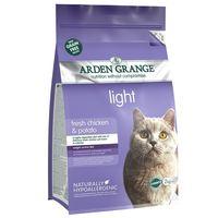 Arden Grange Light Chicken & Potato - Adult Cat - Economy Pack: 2 x 4kg