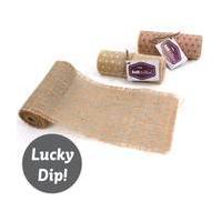 Assorted Spotty Jute Roll 12 cm x 2 m