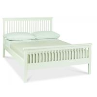 Atlanta White High Footend Bed