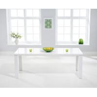 Atlanta 180cm White High Gloss Dining Table