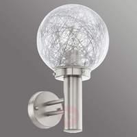 Attractively designed Nisia outdoor wall light