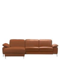 Auden Sofa With LHF Longchair and RH Recliner, Montana Cognac