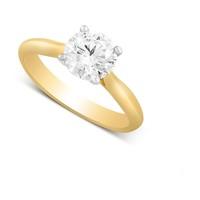 Aurora 18ct gold 1.50 carat diamond solitaire ring