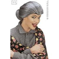 Aunt Mary Greu Granny Wig For Fancy Dress Costumes & Outfits Accessory