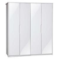 Avola Cream Gloss 4 Door Wardrobe