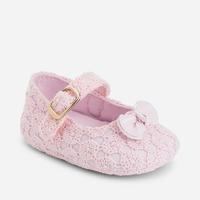 Baby girl shoes with guipure and bow Mayoral