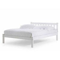 Belluno Whitewashed Bedframe