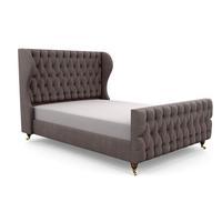 Belmont King Linen High End Bed Frame, Slate