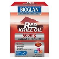 Bioglan Red Krill Oil 500mg Extra Strength 30 capsules