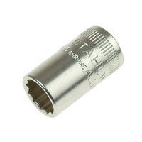 Bi-Hexagon Socket 1/4in Drive 3/8in