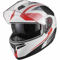 Black Optimus SV Tour Flip Front Motorcycle Helmet & Visor Kit