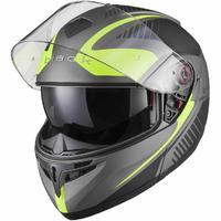 Black Optimus SV Tour Flip Front Motorcycle Helmet & Visor Kit