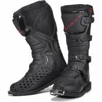 Black MX Enigma Motocross Boots (CE Level 2 Certified)