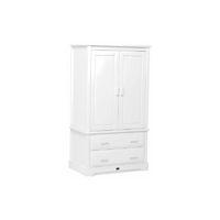 Boori Universal Wardrobe With 2 Drawers-White