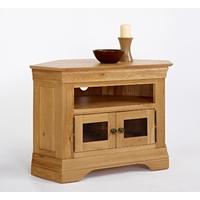 Bordeaux Oak Corner TV Cabinet