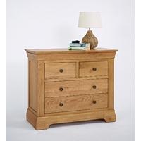 Bordeaux Oak 2+2 Chest of Drawers