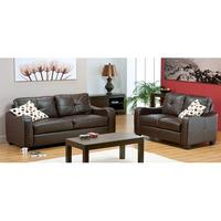 Boca Brown 2+2 Leather Suite