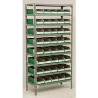 BOLTED KIT 1800 X 900 X 400 WITH 9 SHELVES AND 40 BINS