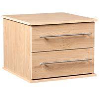 Bobby 2 Drawer Bedside Oak