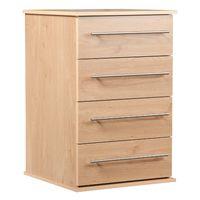 Bobby 4 Drawer Bedside Oak