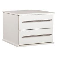 Bobby 2 Drawer Bedside White